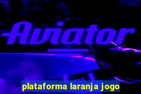 plataforma laranja jogo